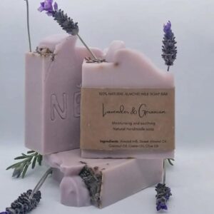 Lavender and Geranium Soap 120g