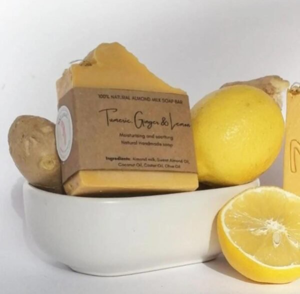 Turmeric Ginger and Lemon Soap