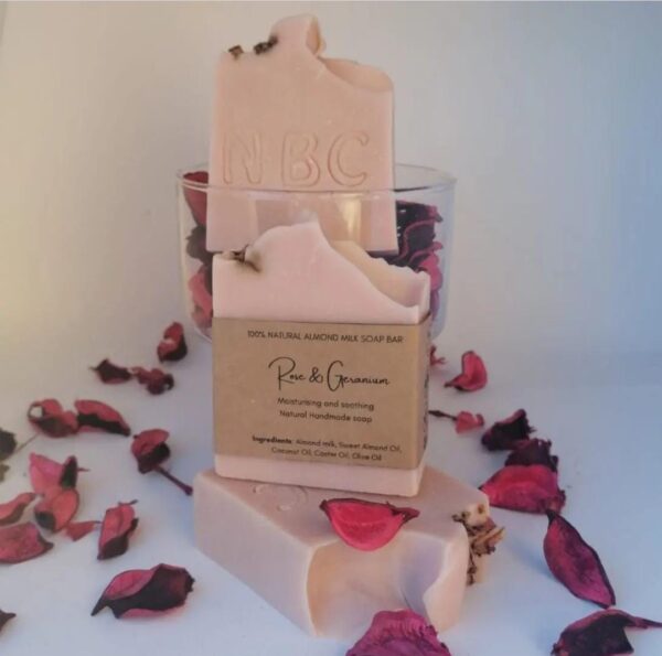 Rose and Geranium Soap 120g